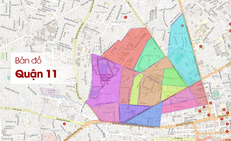 Bản đồ Quận 11 [2024] - Cập nhật chi tiết