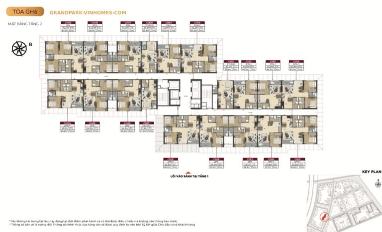 Căn hộ Glory Heights GH6: Thiết kế tối ưu, không gian sống thoáng đãng