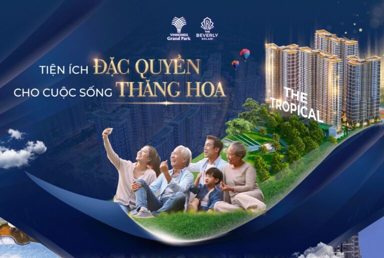 Căn hộ The Tropical Beverly Solari - Thiết kế nhiệt đới, sống xanh