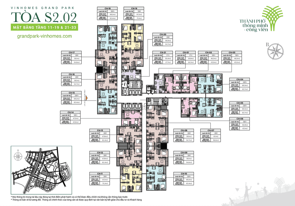 Căn hộ Vinhomes Grand Park Tòa S2.02: Giá tốt, View đẹp
