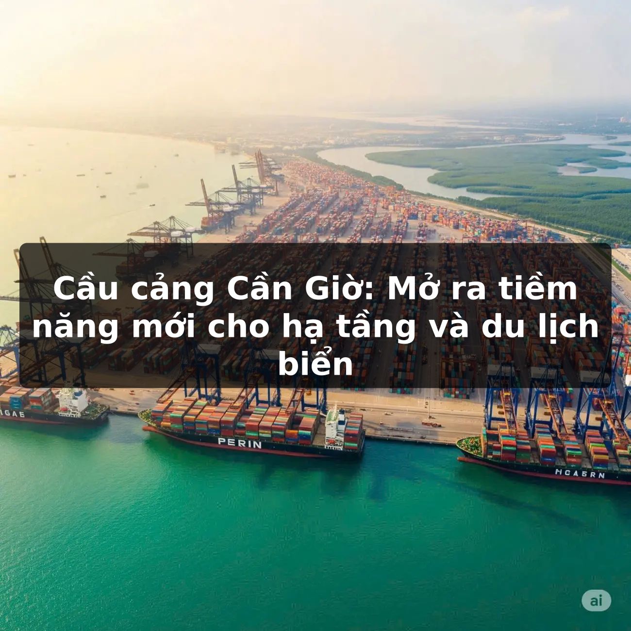 Cầu cảng Cần Giờ: Mở ra tiềm năng mới cho hạ tầng và du lịch biển