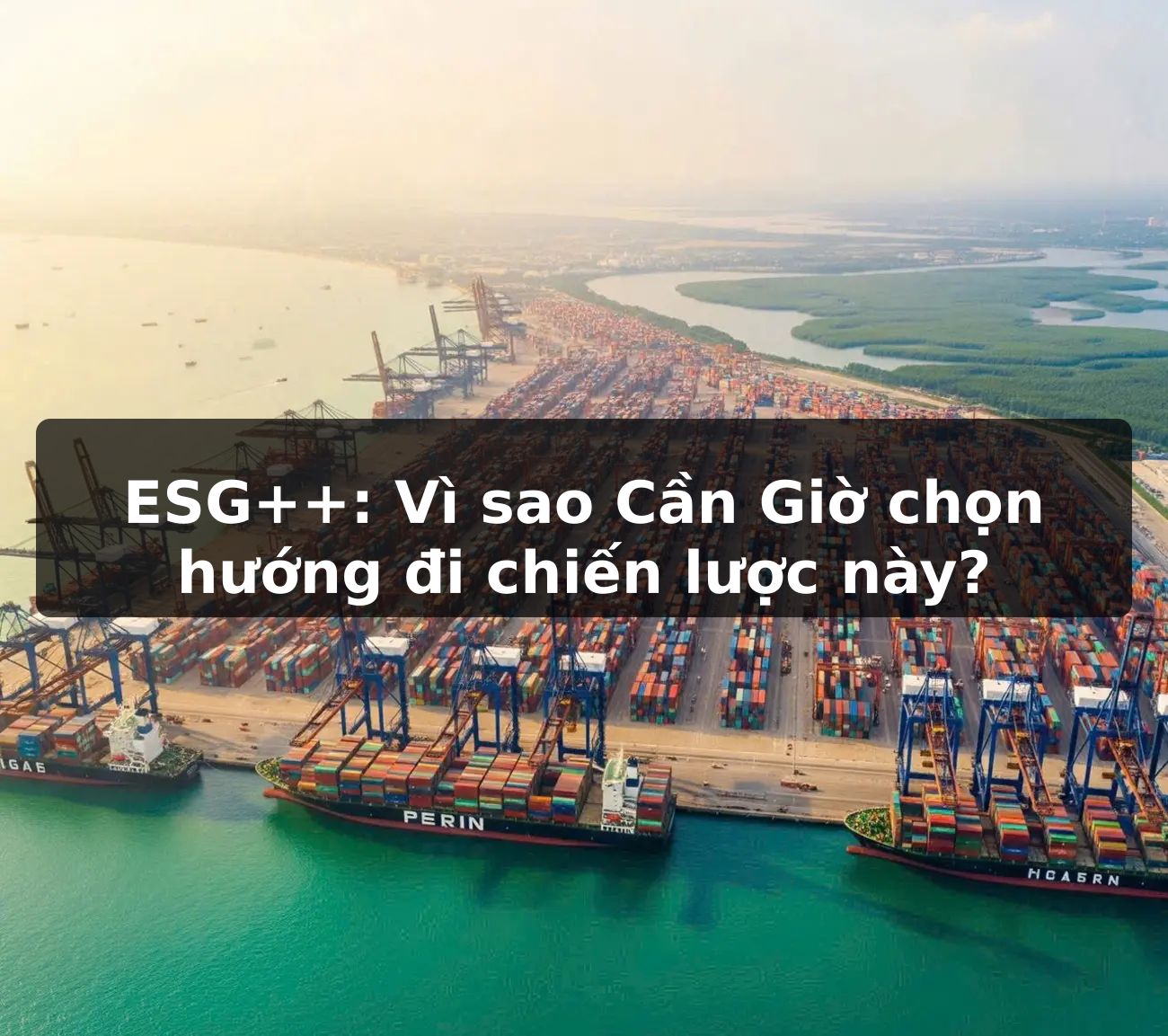ESG++: Vì sao Cần Giờ chọn hướng đi chiến lược này?