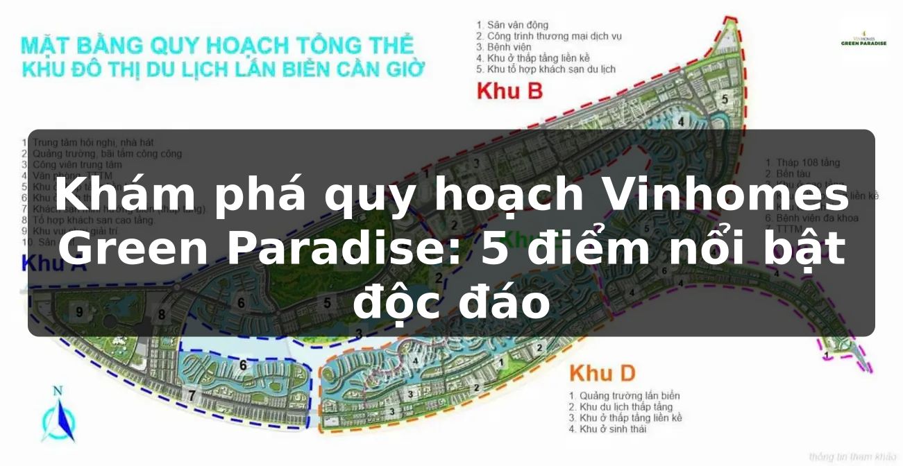 Khám phá quy hoạch Vinhomes Green Paradise: 5 điểm nổi bật độc đáo