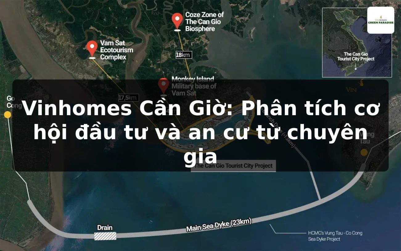 Vinhomes Cần Giờ: Phân tích cơ hội đầu tư và an cư từ chuyên gia